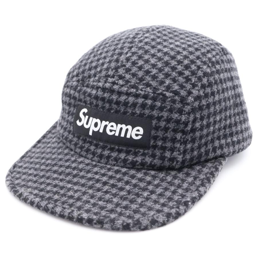 Supreme（シュプリーム） 23AW Houndstooth Wool Camp Cap ハウンド