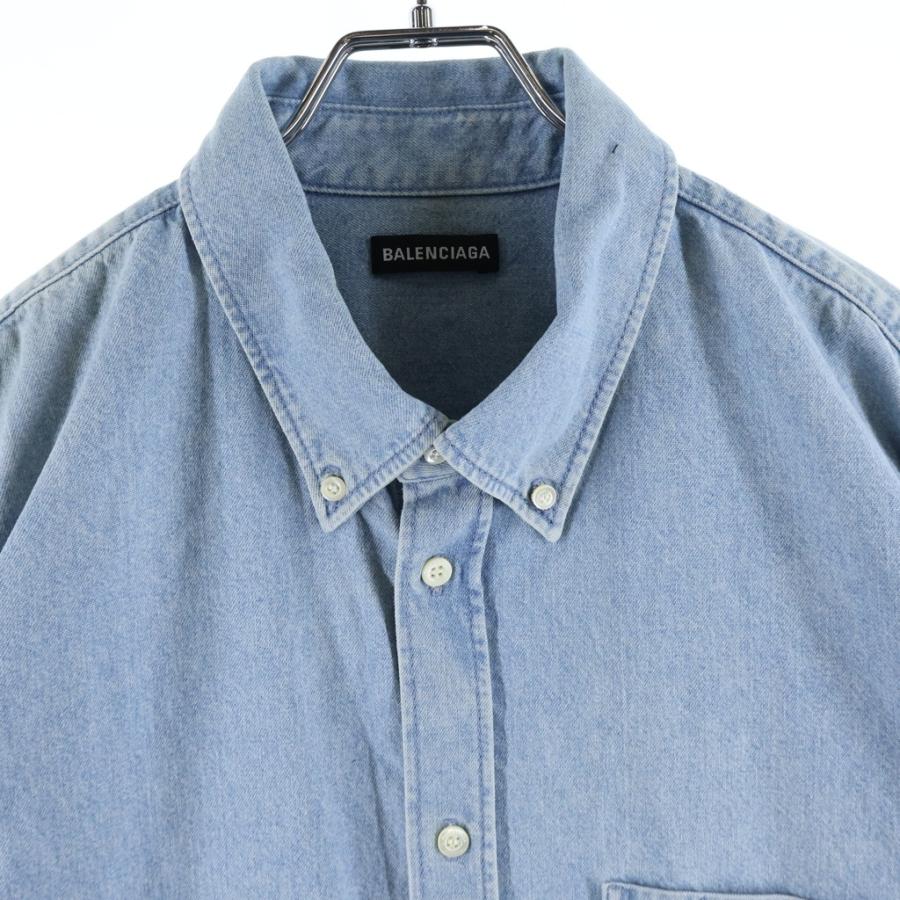 BALENCIAGA（バレンシアガ） 18SS BACK LOGO DENIM SHIRT バックロゴ