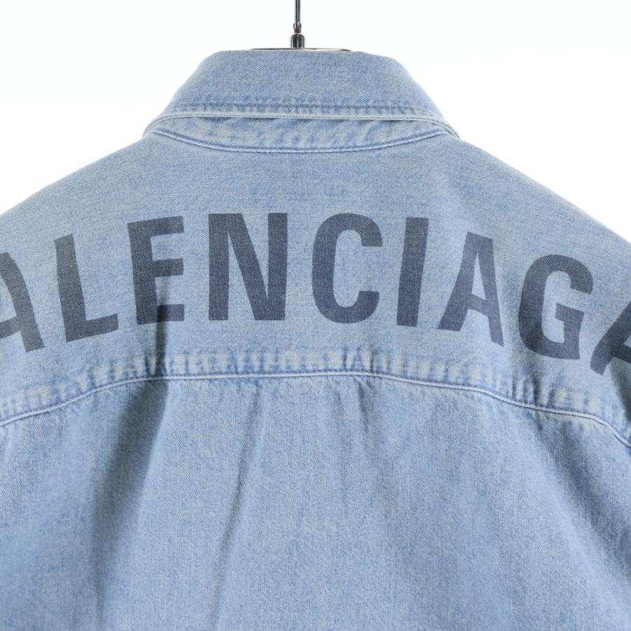 BALENCIAGA（バレンシアガ） 18SS BACK LOGO DENIM SHIRT バックロゴ