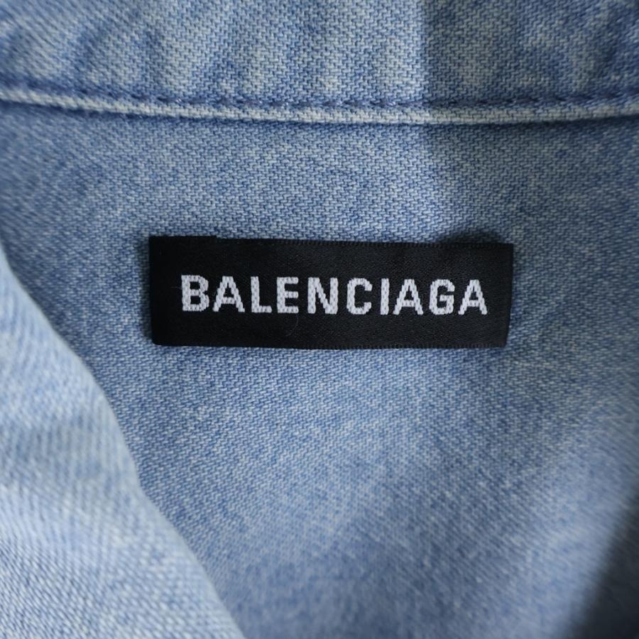 BALENCIAGA（バレンシアガ） 18SS BACK LOGO DENIM SHIRT バックロゴ
