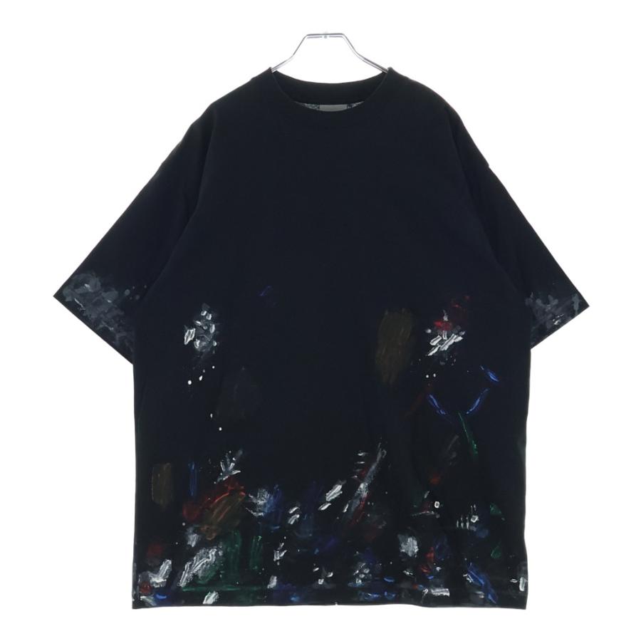BALENCIAGA（バレンシアガ） ロゴ刺繍 ペイント加工 オーバーサイズT