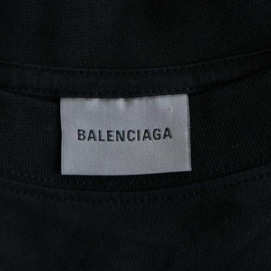 BALENCIAGA（バレンシアガ） ロゴ刺繍 ペイント加工 オーバーサイズT