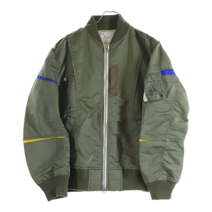 sacai ボンバージャケット 21-05745 カーキ sacai（サカイ） 21AW Nylon Twill Blouson ナイロンツイルボンバー