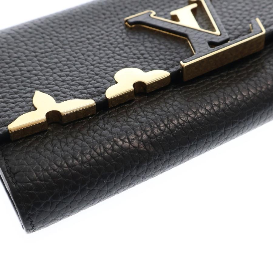 LOUIS VUITTON ルイヴィトン ポルトフォイユ カプシーヌ レザーロング  