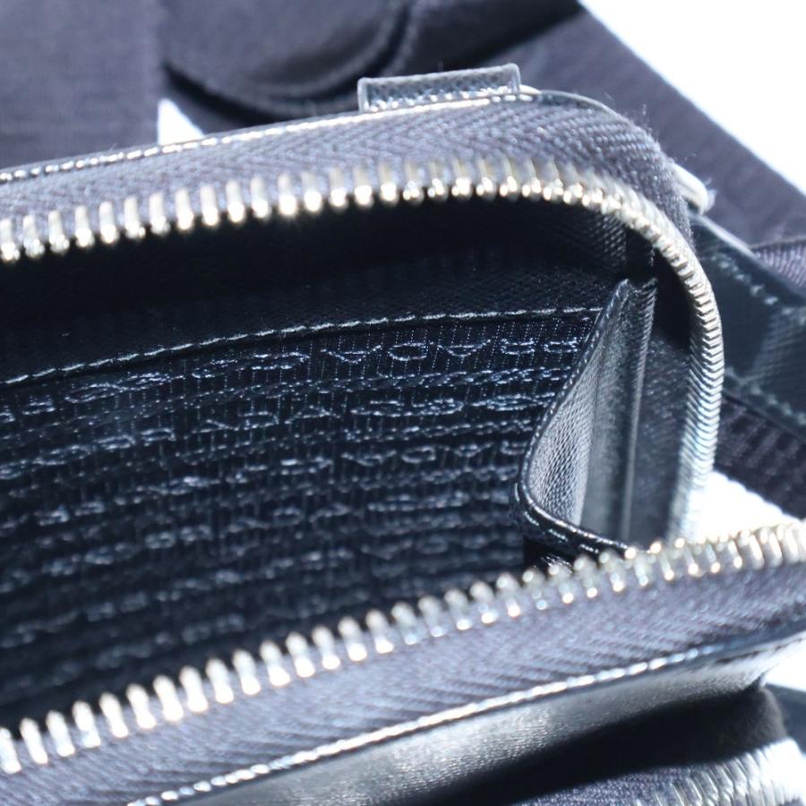 【超極美品】PRADA スマホショルダー　トライアングルロゴ　サフィアーノ PRADA プラダ サフィアーノ トライアングルロゴプレート レザー