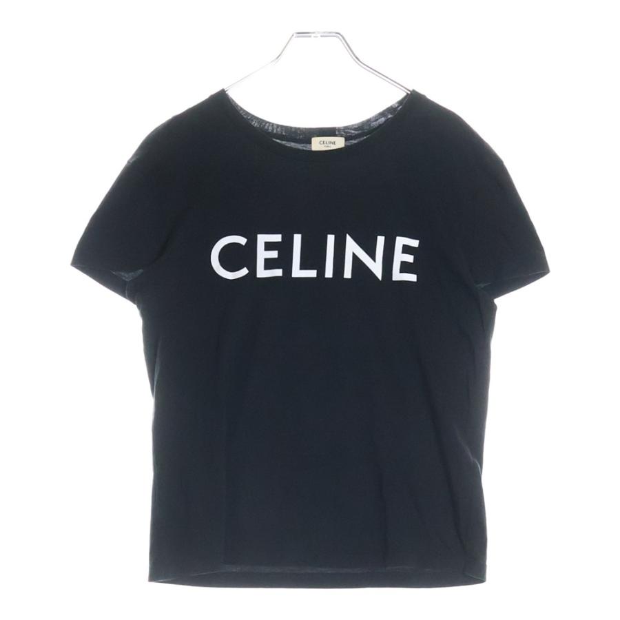 希少　CELINE セリーヌ　半袖　Tシャツ　ロゴプリント　カットソー 希少 CELINE セリーヌ 半袖 Tシャツ ロゴプリント カットソー