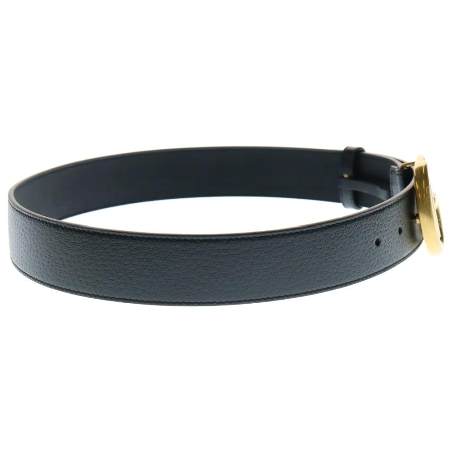 GUCCI グッチ ベルト GGマーモント レザー ブラック ゴールド GUCCI（グッチ） GGマーモント ロゴ バックル レザーベルト ブラック