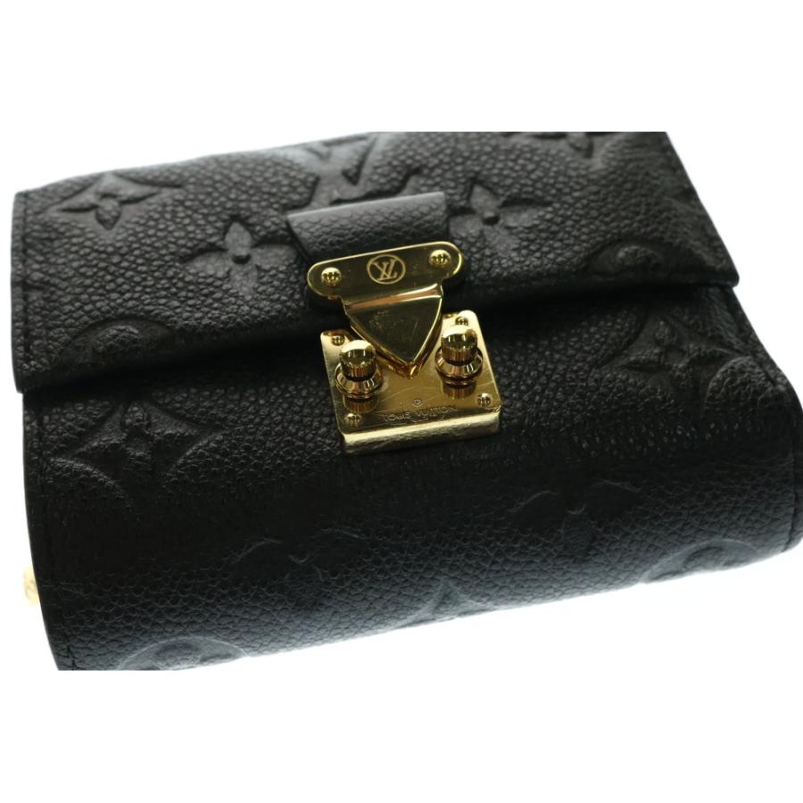 美品　LOUIS VUITTON ポルトフォイユ・メティス コンパクト　黒 美品 LOUIS VUITTON ポルトフォイユ・メティス コンパクト 黒