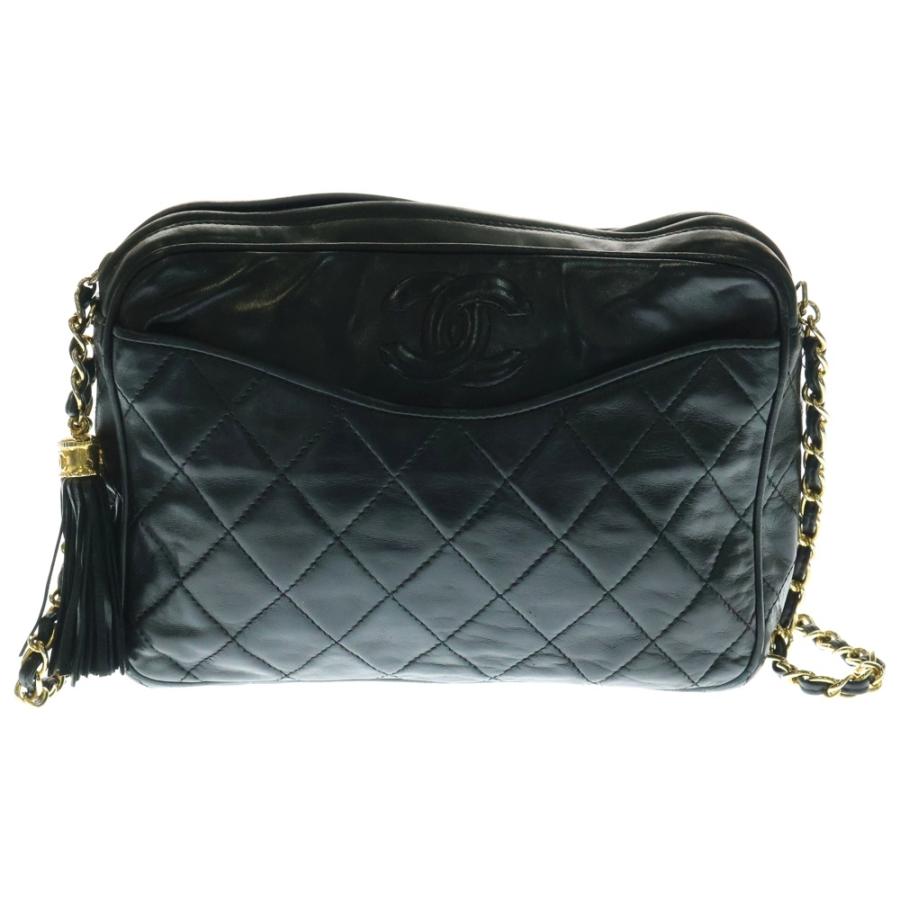 CHANEL（シャネル） マトラッセ ココマーク ラムスキン レザー