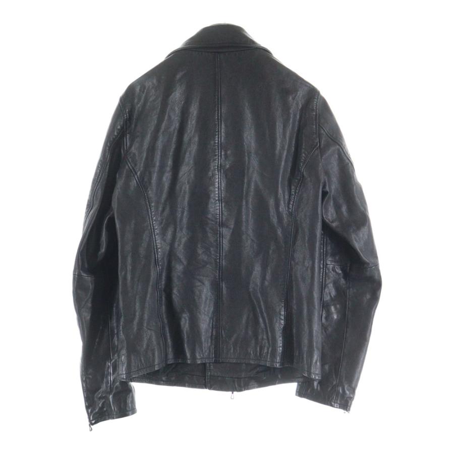 SHELLAC（シェラック） ラムレザー ジップアップ ダブル ライダース