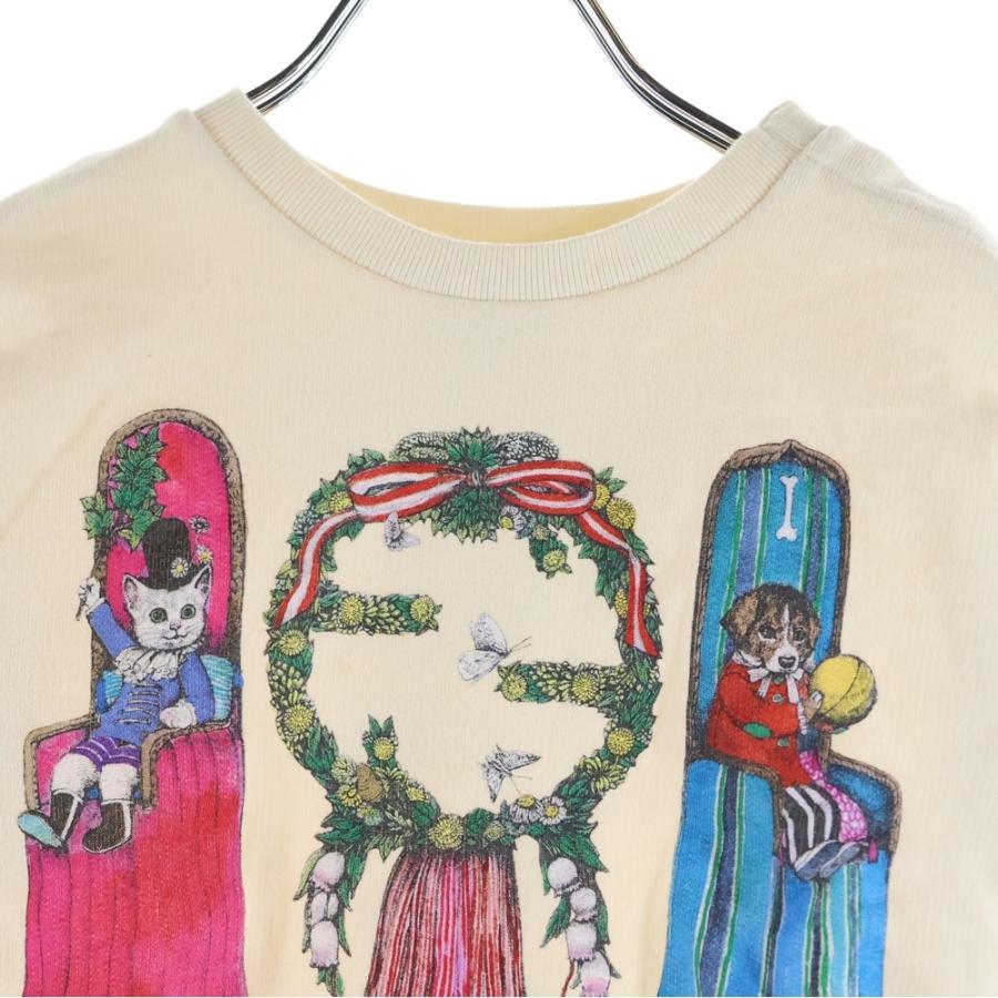 GUCCI（グッチ） ×ヒグチユウコ アニマル ロゴプリント クルーネック