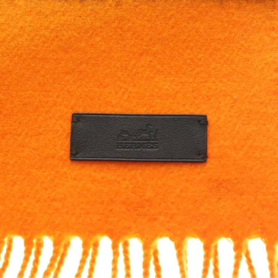 エルメス ｶｼﾐﾔ100% ﾎﾞｰﾀﾞｰ ﾌﾘﾝｼﾞ ﾏﾌﾗｰ HERMES（エルメス） フリンジ マフラー ボーダー カシミア100