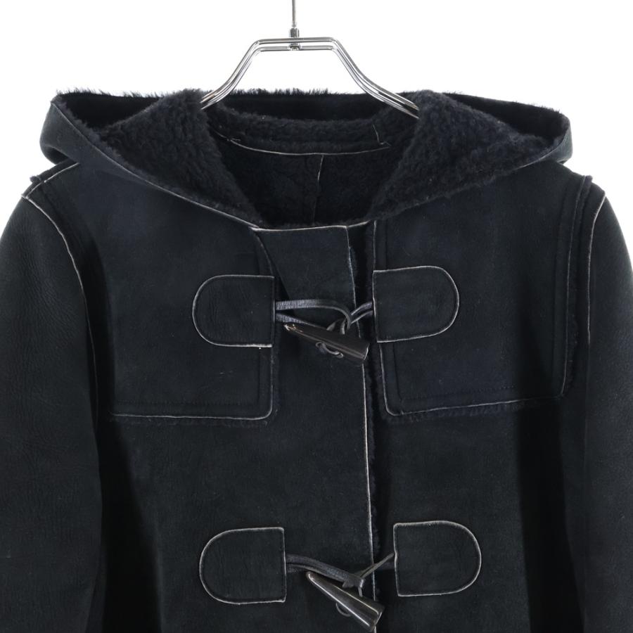 バーバリーロンドン、ムートン、ダッフル、レザーコート、Burberry BURBERRY（バーバリー） ムートン スエード ラムレザー ボアライニング