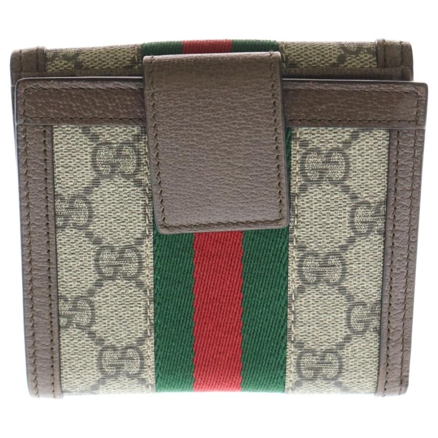GUCCI（グッチ） GGスプリーム オフディア コンパクトウォレット 三
