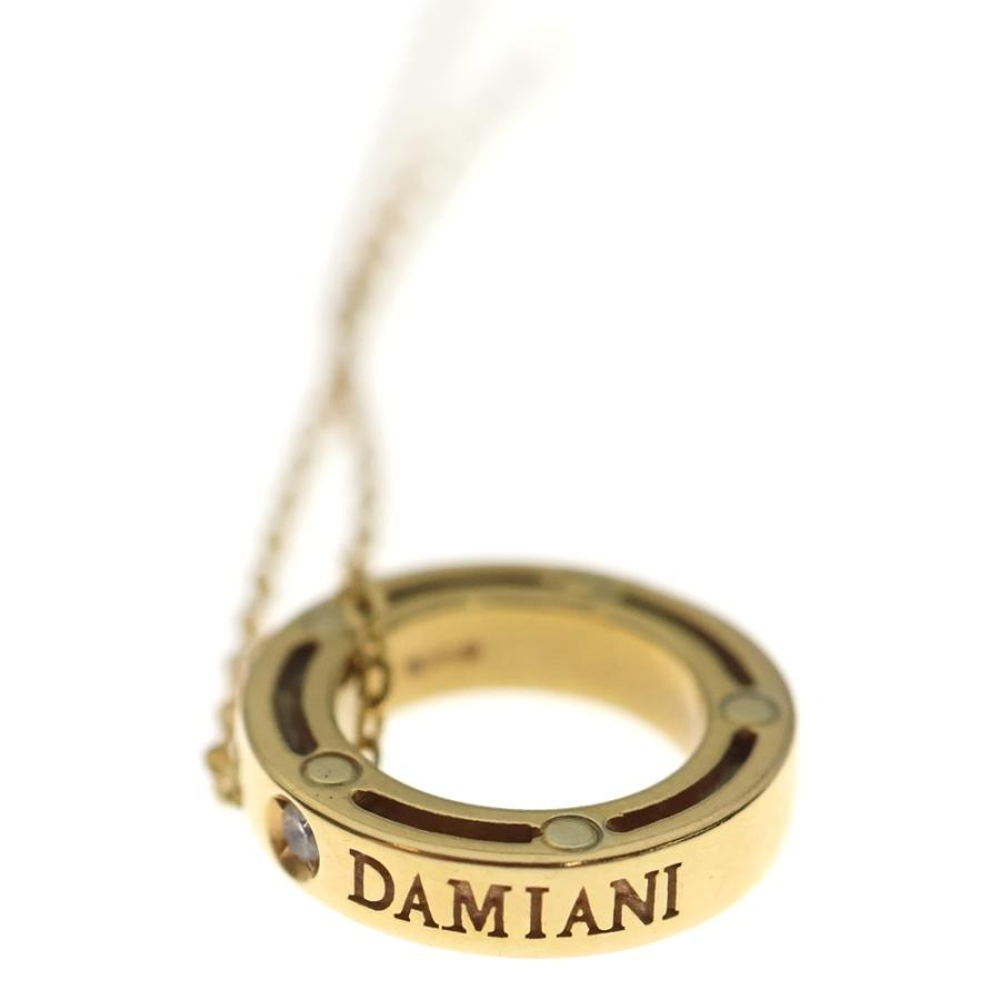 DAMIANI ダミアーニ Dサイド サークル ネックレス Au750 K18 イエロー