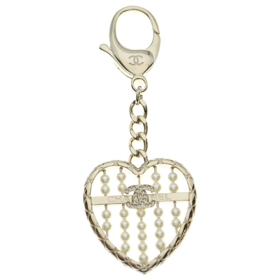 CHANEL（シャネル） ココマーク ハートバッグチャーム キーホルダー GP