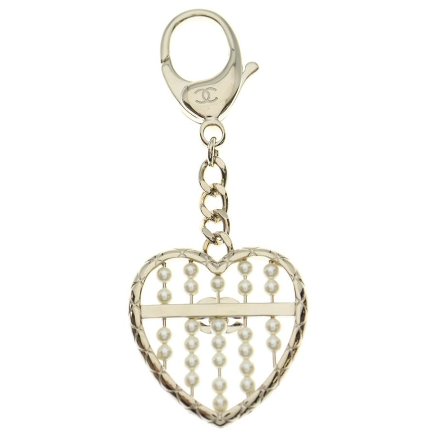 CHANEL（シャネル） ココマーク ハートバッグチャーム キーホルダー GP