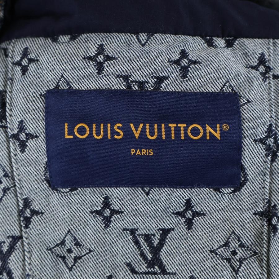 tom　美品　現行　ルイヴィトン　格子柄　LV刺繍　モノグラム　ジャガード LOUIS VUITTON（ルイ・ヴィトン） 24AW モノグラム デニム ジャガード
