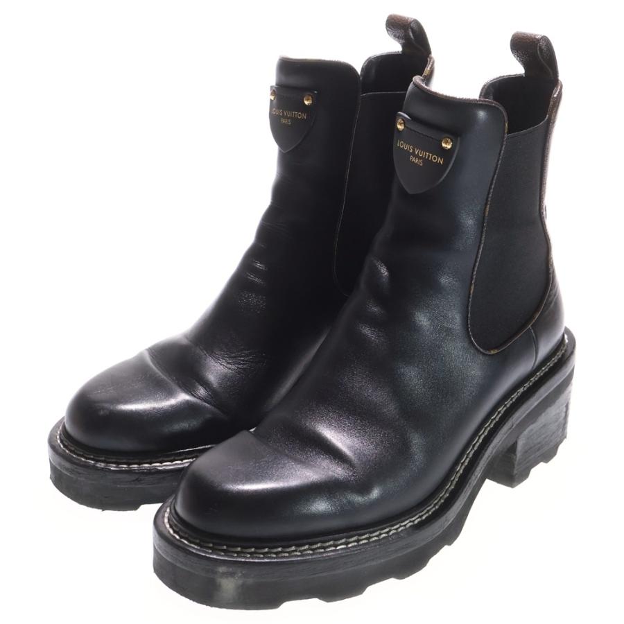 美品 Louis Vuitton ブーツ ブラック サイズ38.5センチ 【公式通販】