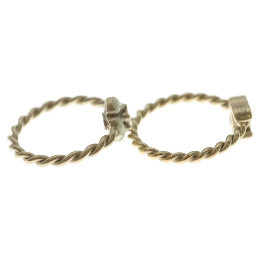 ⭐*️様 【2/25まで開始価格】CHANEL（シャネル）カメリア 2連リング CHANEL（シャネル） カメリア 2連リング 指輪 ゴールド 08 A GP