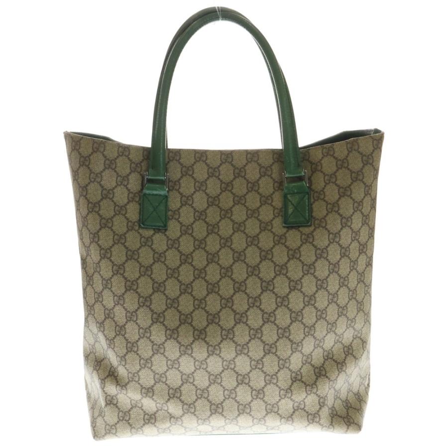 GUCCI（グッチ） GGスプリーム PVC レザー ハンド トートバッグ 