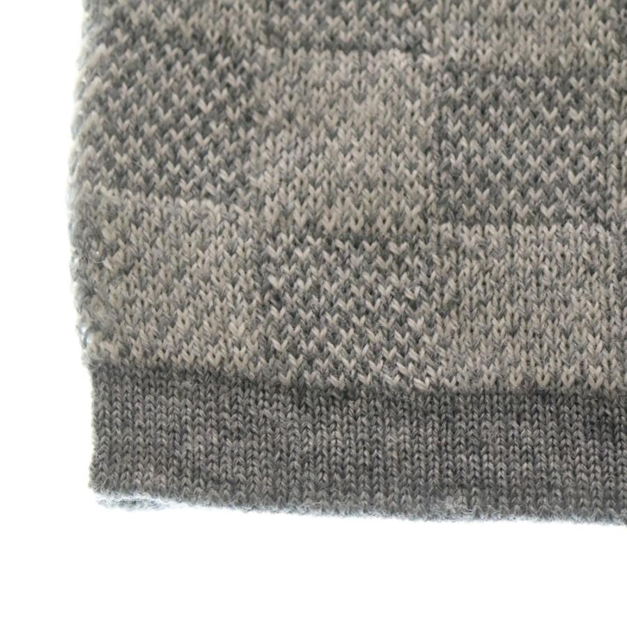 ルイヴィトン シルク混 ニット マフラー モノグラム ニット LVロゴ グレー ルイヴィトン シルク混 ニット マフラー モノグラム ニット LVロゴ グレー