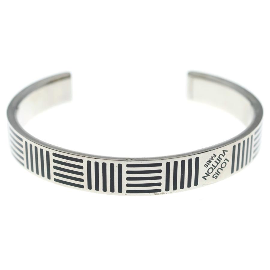 新品 - VUITTON LOUIS 正規品　ルイヴィトン　ジョンク　ダミエ　バングル　ブレスレット　シルバー ルイヴィトン ブレスレット Vuitton Louis アクセサリー