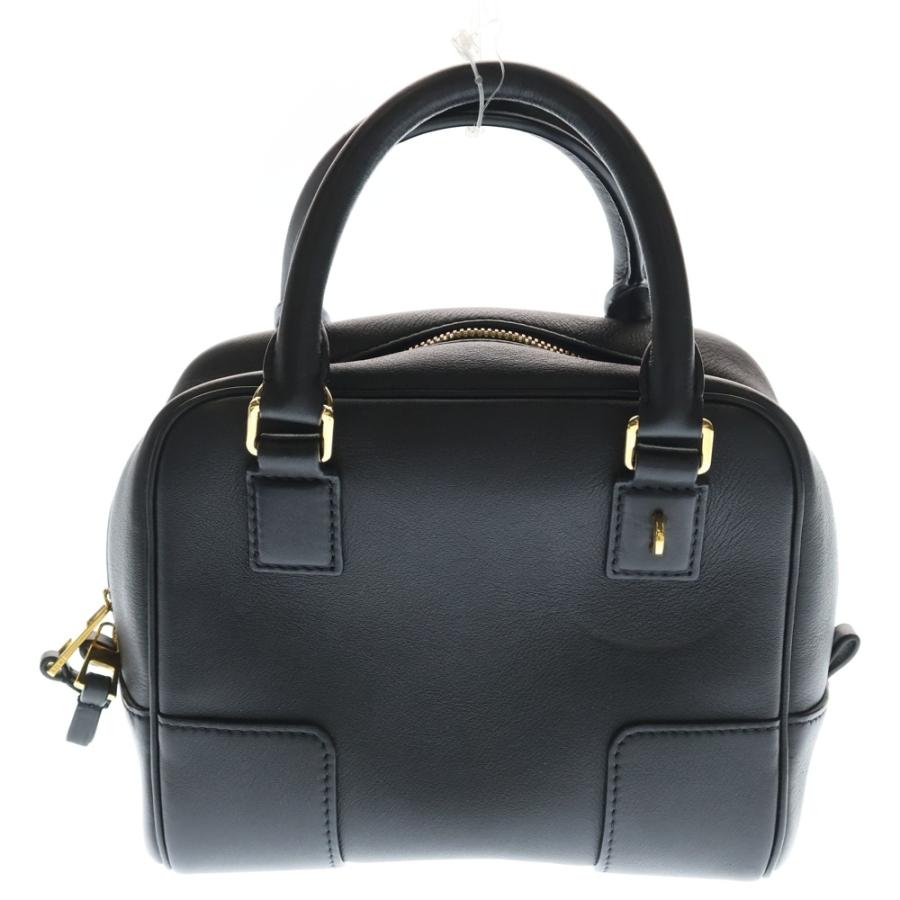 LOEWE（ロエベ） アマソナ16 ブラック ナッパレザー ハンドバッグ 2way