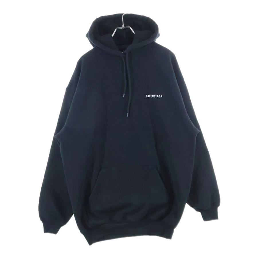 BALENCIAGA（バレンシアガ） 20AW Logo Medium Fit Hoodie ロゴプル