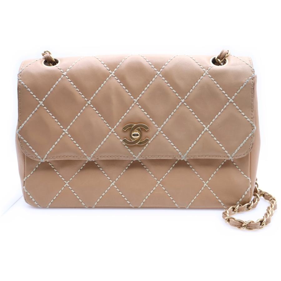 CHANEL　シャネル　ワイルドステッチ マトラッセ セミ ショルダーバッグ CHANEL（シャネル） マトラッセ 25 ワイルドステッチ チェーン