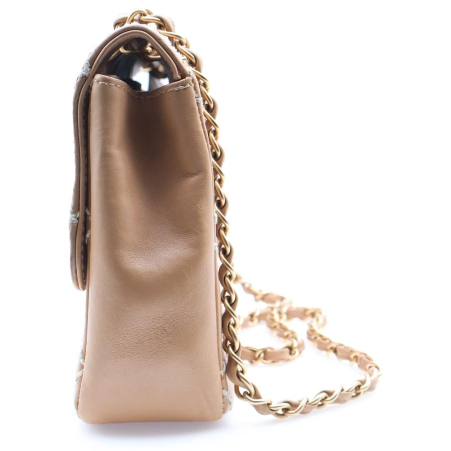 CHANEL　シャネル　ワイルドステッチ マトラッセ セミ ショルダーバッグ シャネル ワイルドステッチ ショルダーバッグ ブラック/ベージュ