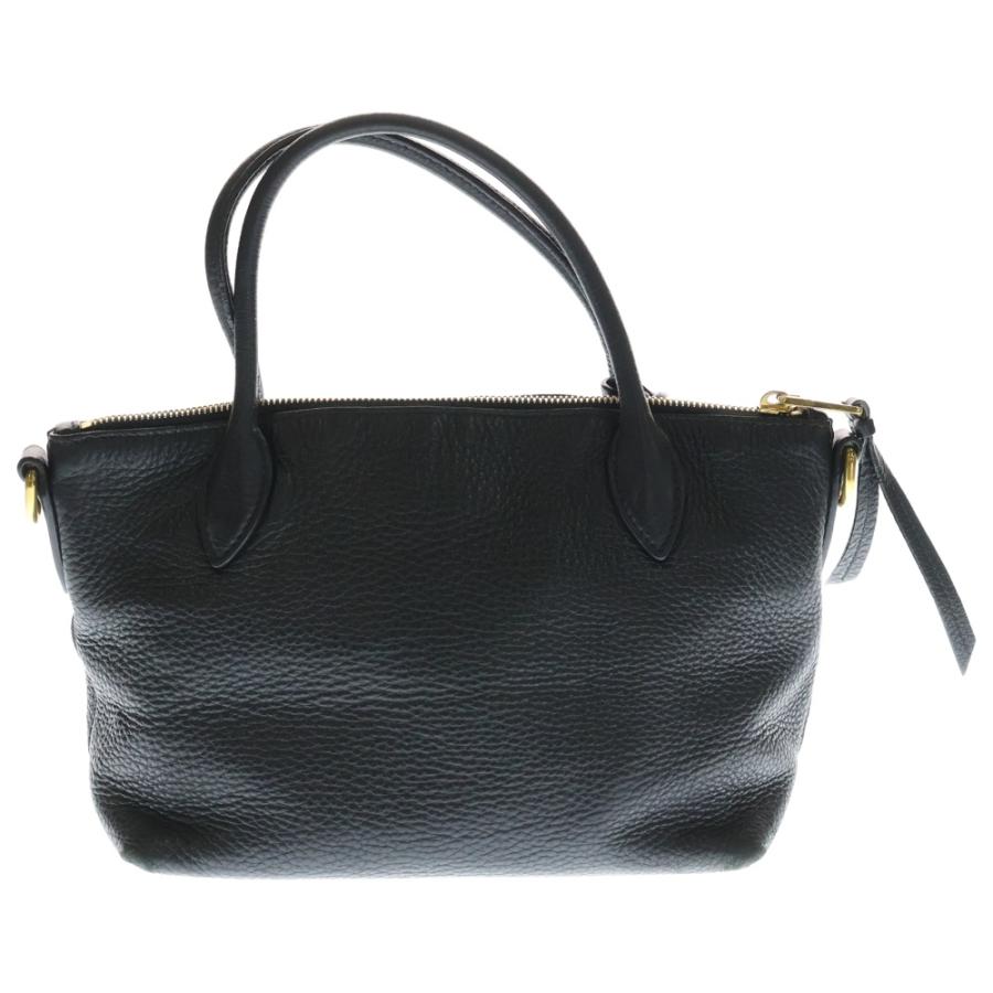 PRADA プラダ ヴィッテロダイノ 2WAYハンドバッグ ショルダーバッグ ブラック レザー 1BA111 ゴールド金具 PRADA（プラダ） ヴィッテロダイノ 2WAYハンドバッグ ショルダーバッグ