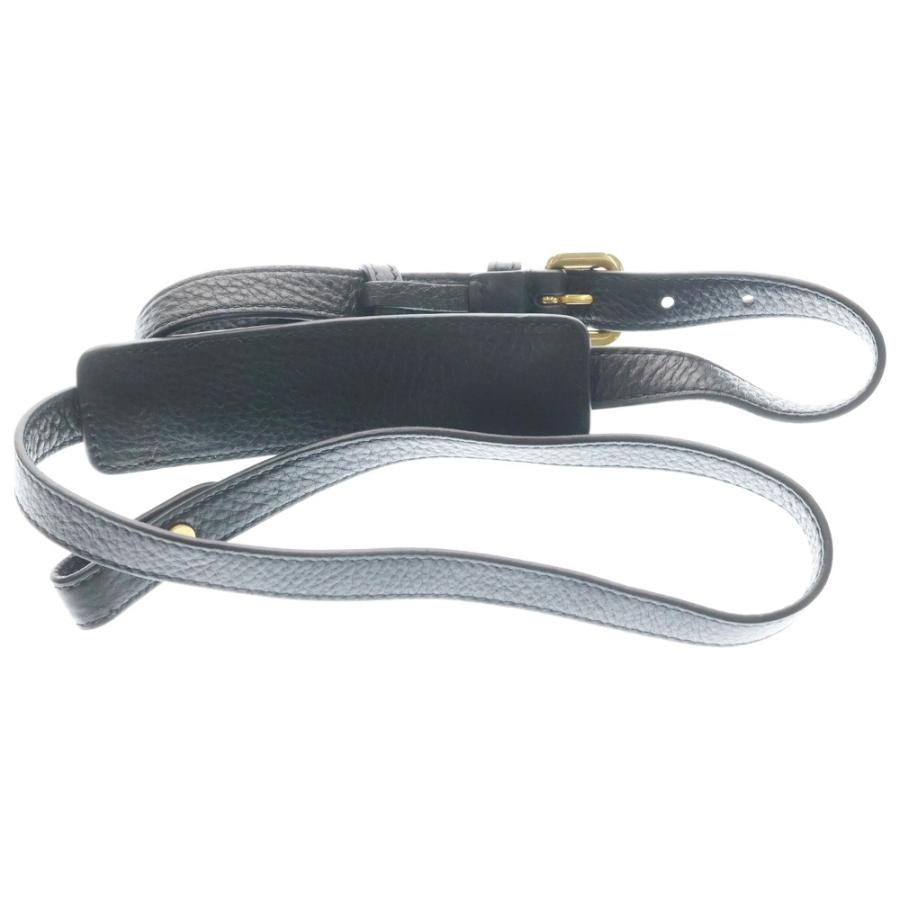 PRADA プラダ ヴィッテロダイノ 2WAYハンドバッグ ショルダーバッグ ブラック レザー 1BA111 ゴールド金具 PRADA（プラダ） ヴィッテロダイノ 2WAYハンドバッグ ショルダーバッグ