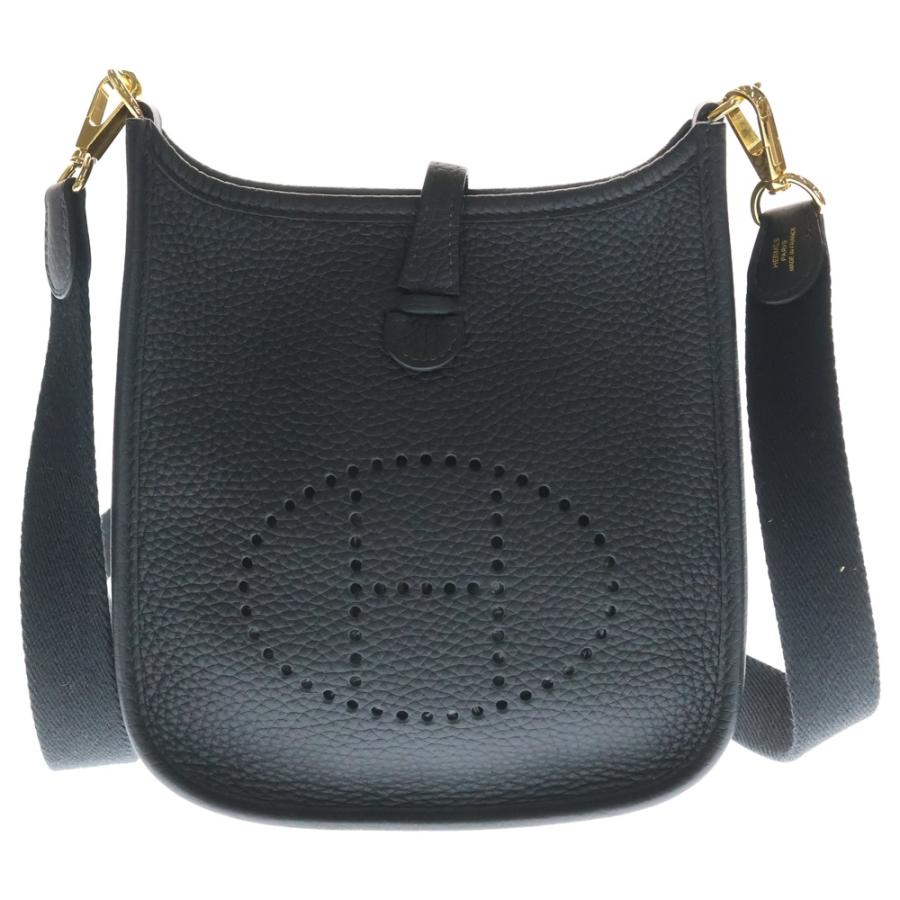HERMES（エルメス） エブリンTPM ショルダーバッグ ブラック トリヨン