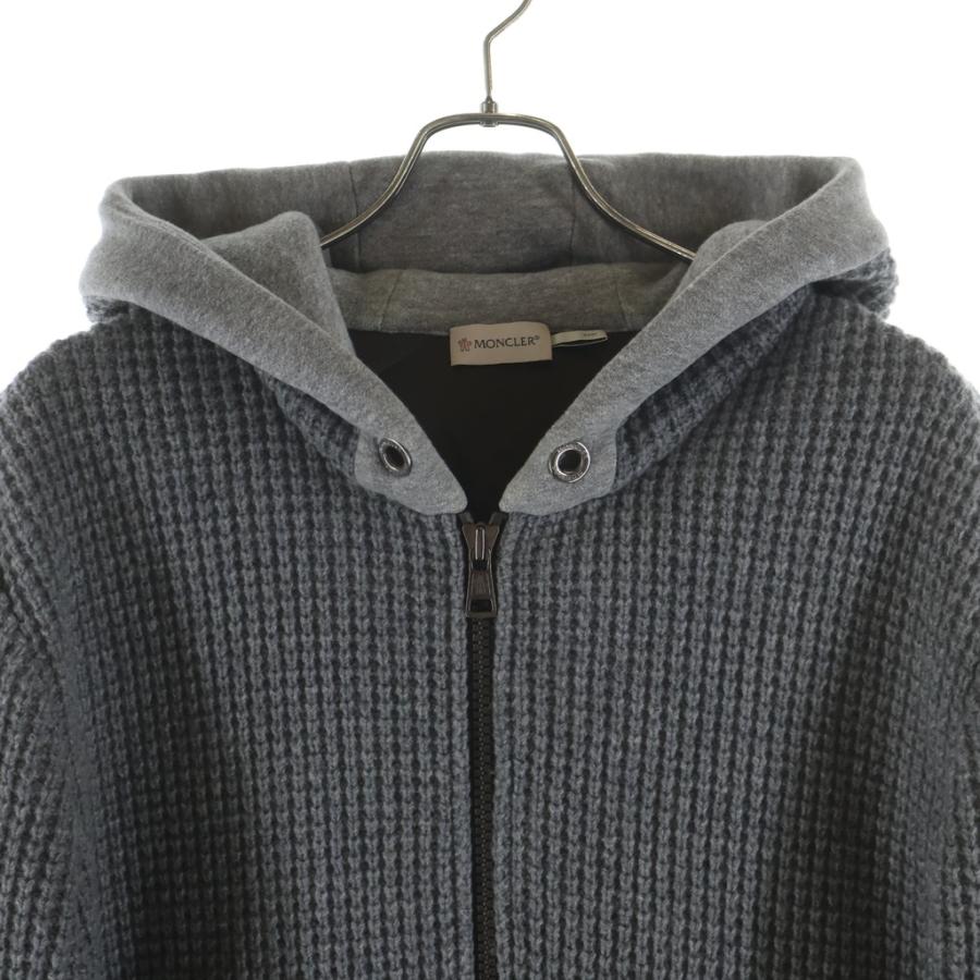 MONCLER（モンクレール） ワッフル ダウン切り替え パーカー