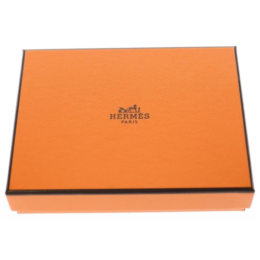 HERMES エルメス ベアンコンパクト 財布 ゴールド ブラウン エプソン レザー W刻印 ゴールド金具_5