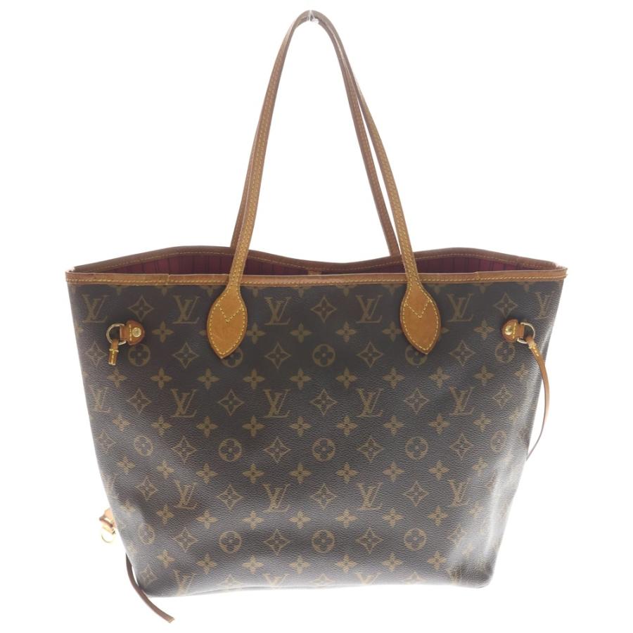 LOUIS VUITTON ルイヴィトン ネヴァーフルMM モノグラム PVC レザー トートバッグ ゴールド金具 ブラウン M41178_1