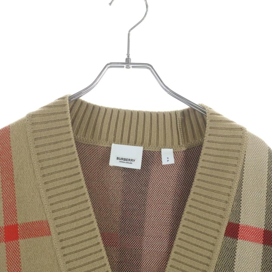 BURBERRY（バーバリー） ノヴァチェック カーディガン S ベージュ