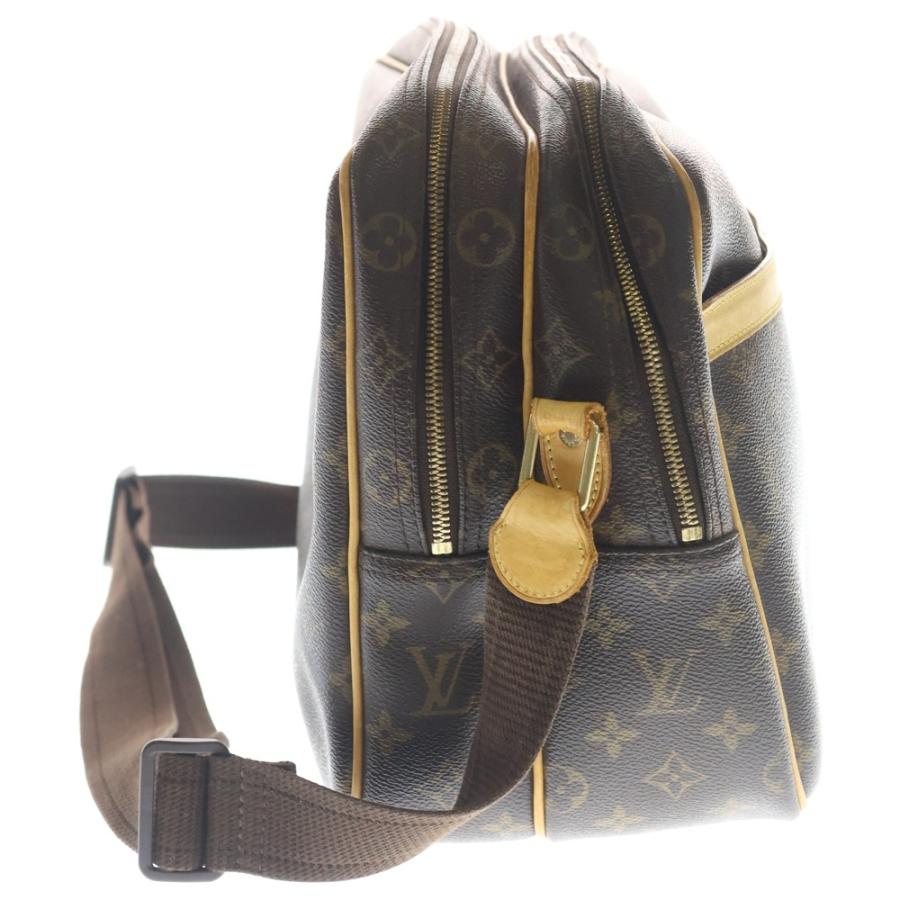 LOUIS VUITTON ルイヴィトン リポーターGM モノグラム PVC レザー ショルダーバッグ ゴールド金具 ブラウン M45252 LOUIS VUITTON（ルイ・ヴィトン） リポーターGM モノグラム PVC レザー