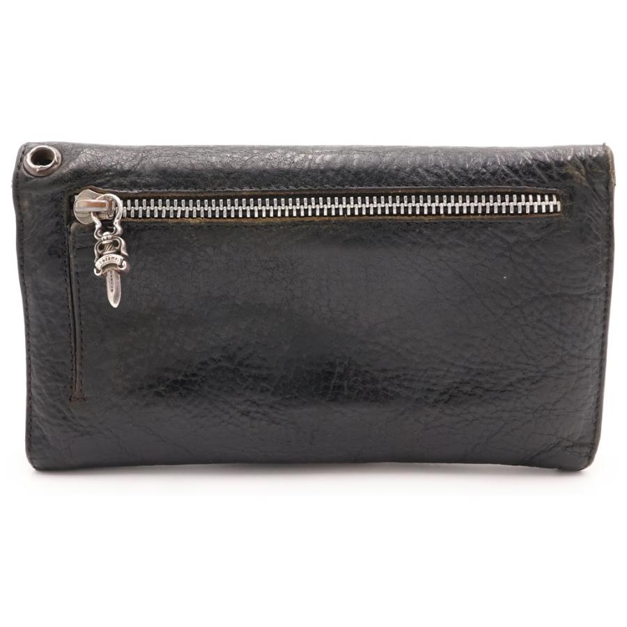 CHROME HEARTS（クロムハーツ） WAVE ウェーブ レザーウォレット 財布