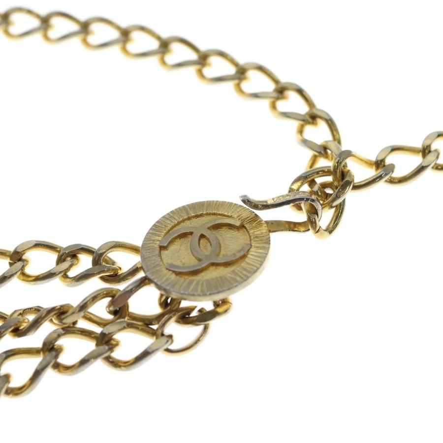 CHANEL（シャネル） 1984 ココマーク 3連チェーンベルト ゴールド