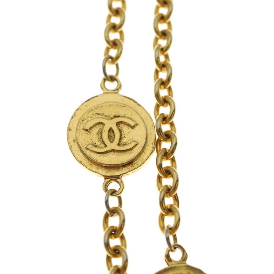 CHANEL（シャネル） ココマーク メダル ロング チェーンネックレス