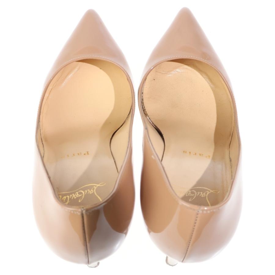 アキ クリスチャンルブタン ポインテッドトゥ パテントレザー ハイヒール Christian Louboutin（クリスチャンルブタン） パテントレザー ポイン