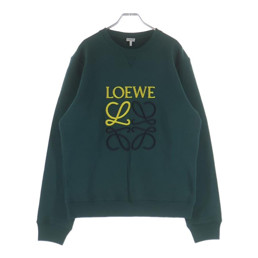 LOEWE（ロエベ） アナグラム ロゴ刺繍 クルーネック プルオーバー 