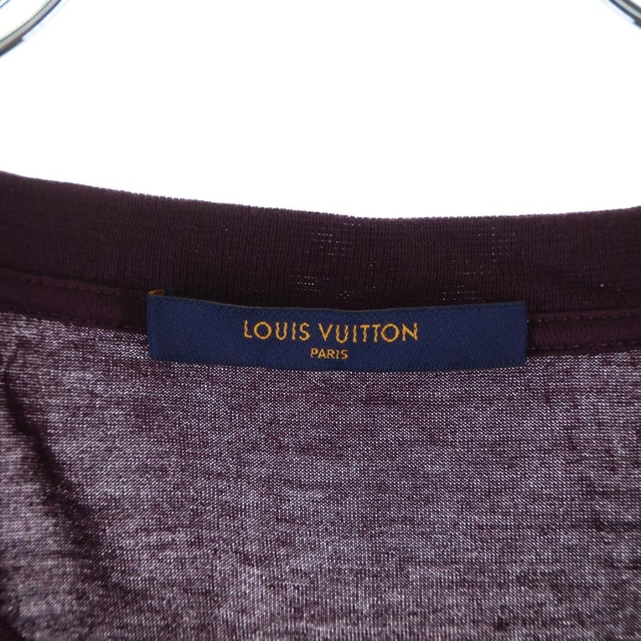 LOUIS VUITTON（ルイ・ヴィトン） LVロゴ 刺繍 コットン 半袖 Tシャツ
