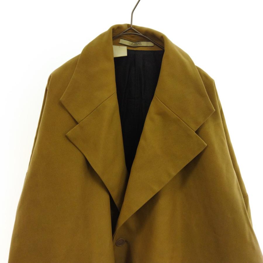 エヌハリウッド 18AW バックプリントオーバーサイズコート ベージュ  