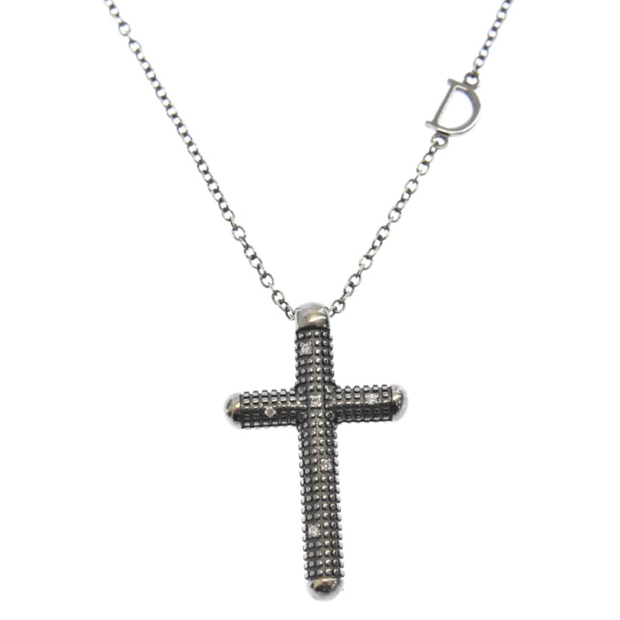DAMIANI ダミアーニ K18WG ブラックブルニート加工 6Pダイヤ
