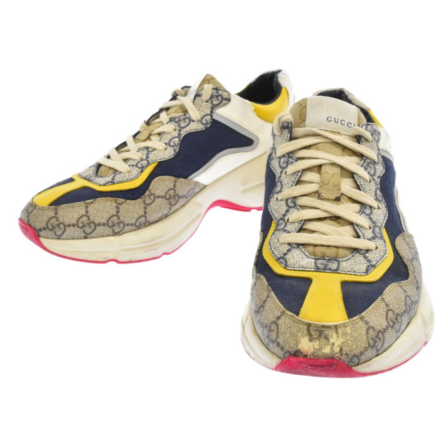 GUCCI (グッチ) ライトン GGキャンバス 総柄 ダッド ローカット