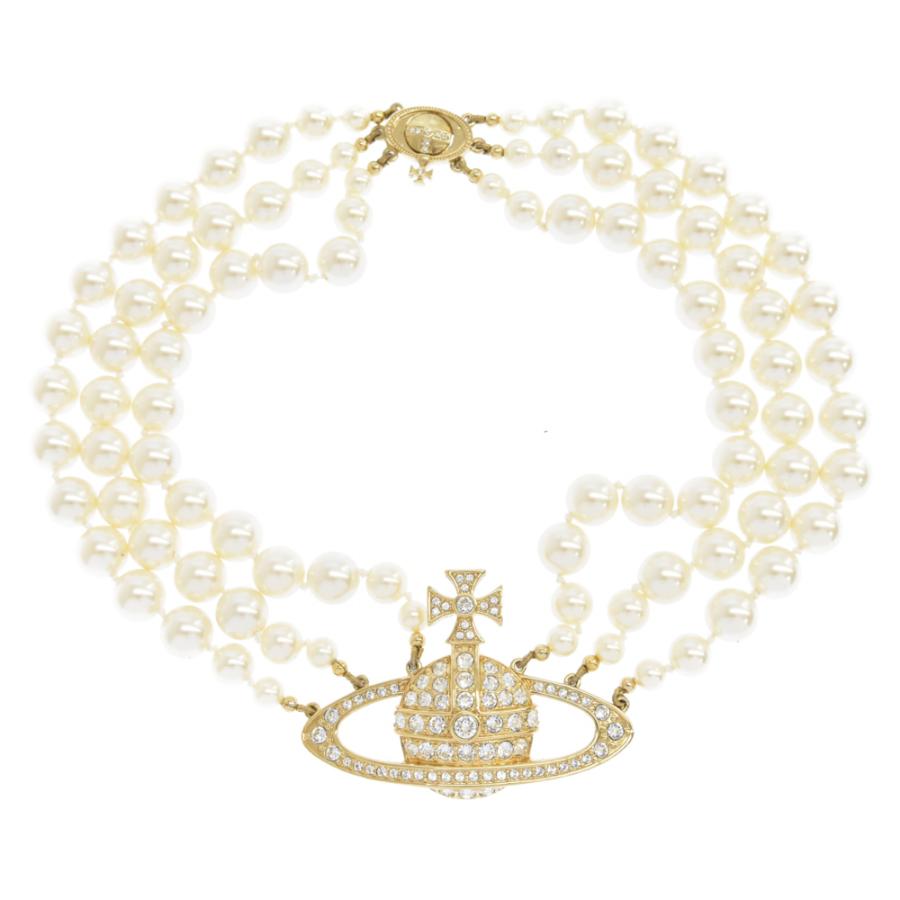 Vivienne Westwood (ヴィヴィアンウエストウッド) 3連パール バス  