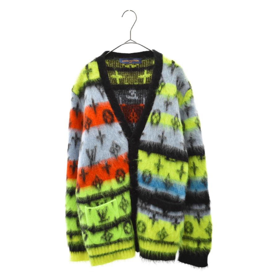 ルイヴィトン 22AW モノグラム モヘアニット カーディガン RM222V NE5  